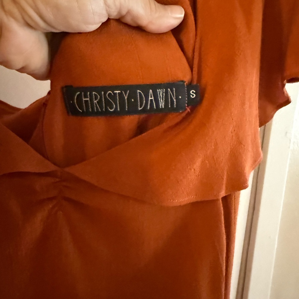 Christy Dawn The Monarch Dress in Rust - Picture 8 of 14